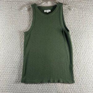 Madewell Olive Green Tank Top Sleeveless Casual Basic Everyday XS